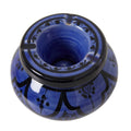 Cendrier marocain en céramique bleu « Blue Storm »