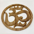 Sculpture en bois OHM faite main à Bali