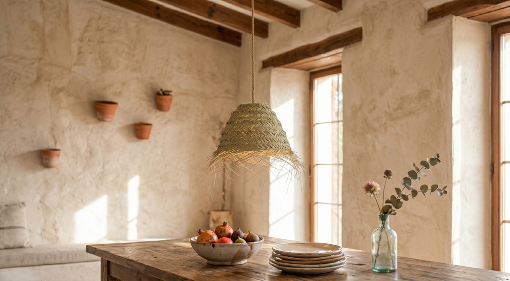 Esparto lampshade 45cm diameter