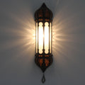Cache ampoule murale marocaine blanche Ruya style oriental