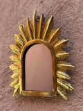 lot de 2 Miroirs ARCH en laiton doré