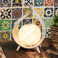 Lampe Éclat de Coco – blanche