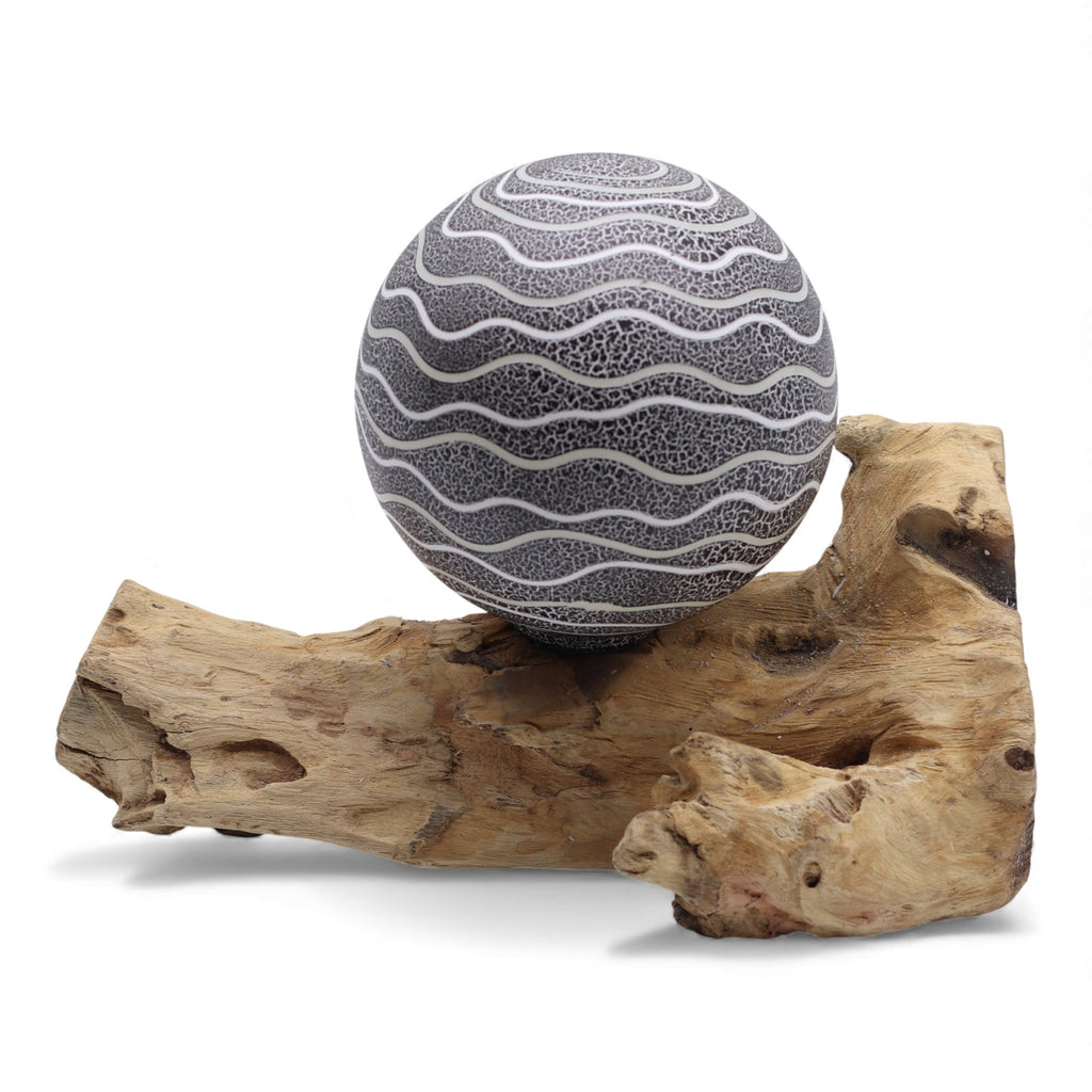 Floating Glow Lamp Luna grey lampshade