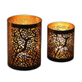 Set de 2 photophores lanternes orientales Ancona