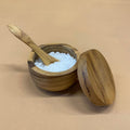 Pot en Teck avec Petite Cuillère